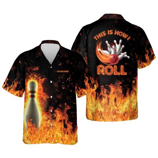 Flame hawaiian Shirts HB0008