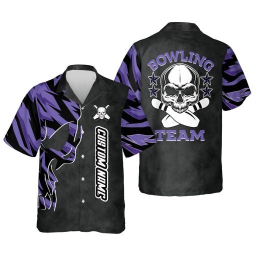 Custom Skull Hawaiian Bowling Shirts HB0021