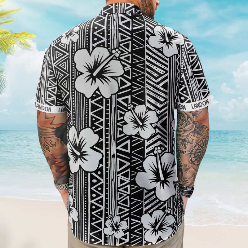 Aloha Vintage Hibiscus Tropical Pattern Gift For Men Family - Custom Hawaiian Shirts HA0095