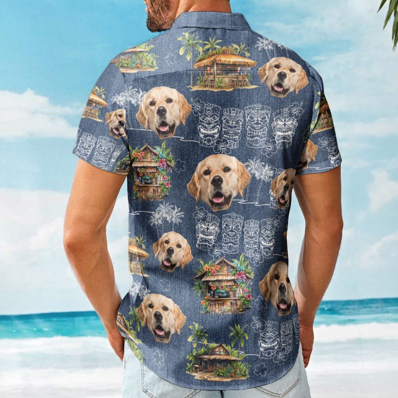 Custom Photo Tiki Summer Family Friends Boss - Custom Photo Hawaiian Shirts HA0125