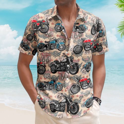 Custom Vintage Bikes Photo For Bikers Men Husband - Custom Photo Hawaiian Shirt HA0104