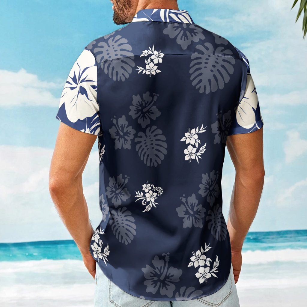 Floral Tropical Vintage Pattern Custom Name Aloha Shirts - Custom Hawaiian Shirts HA0091