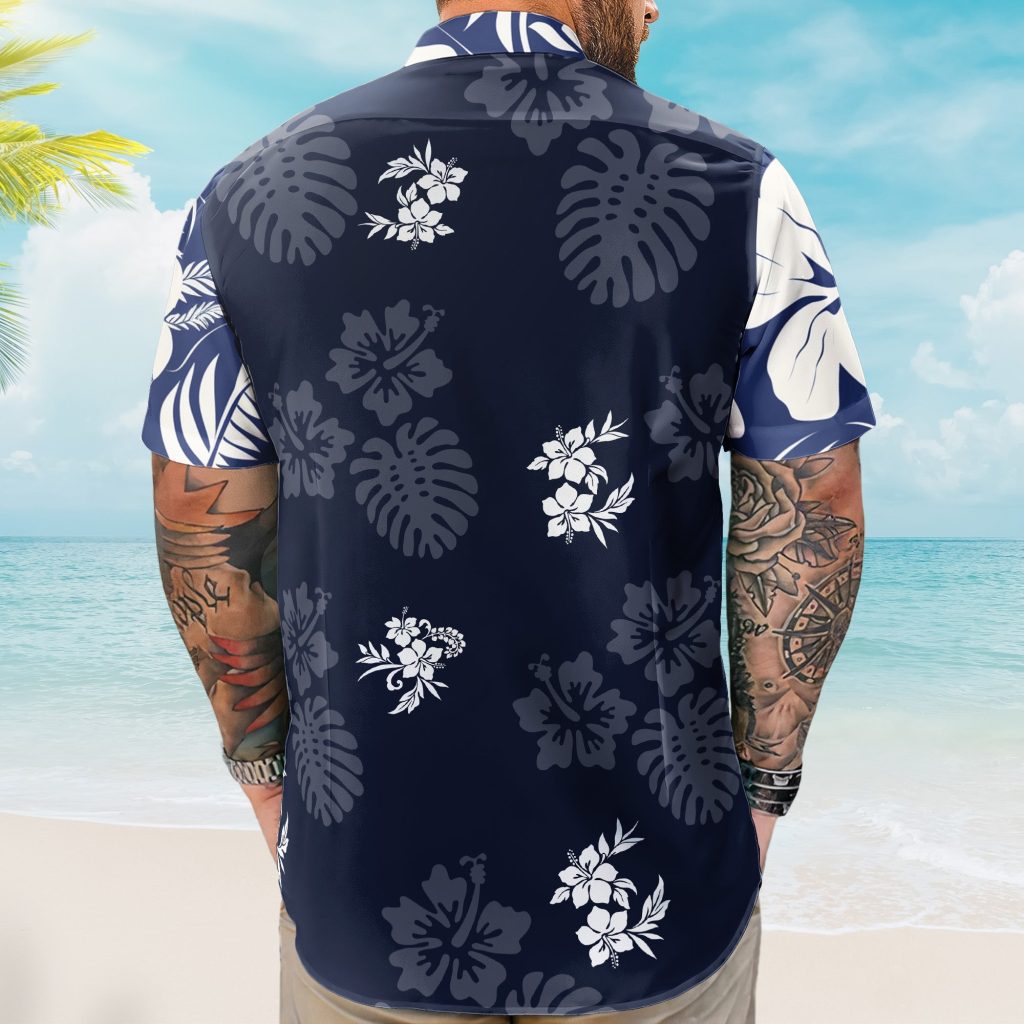 Floral Tropical Vintage Pattern Custom Name Aloha Shirts - Custom Hawaiian Shirts HA0091