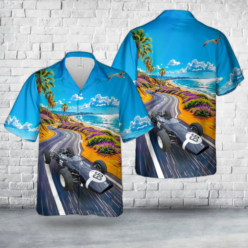 Formula One racing car Cooper T66 Hawaiian Shirt