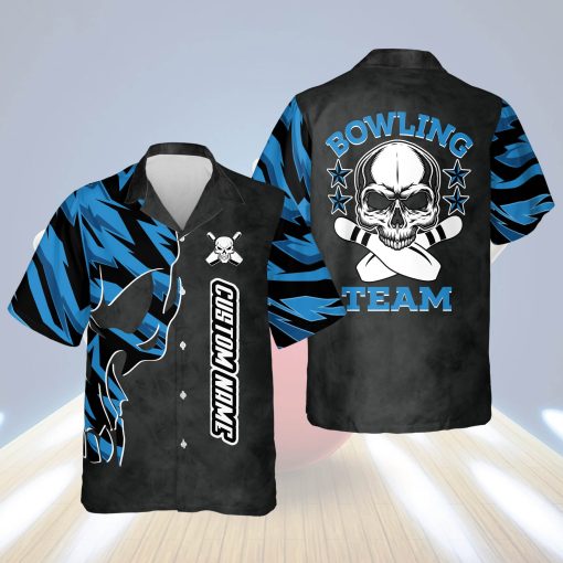 Custom Skull Hawaiian Bowling Shirts HB0021