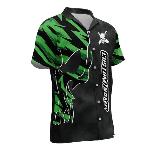 Custom Skull Hawaiian Bowling Shirts HB0021