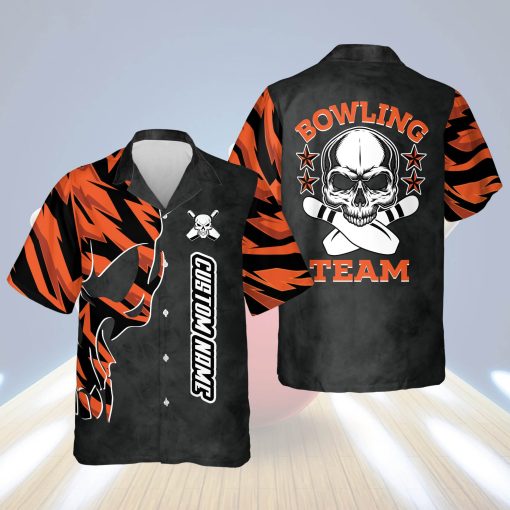 Custom Skull Hawaiian Bowling Shirts HB0021