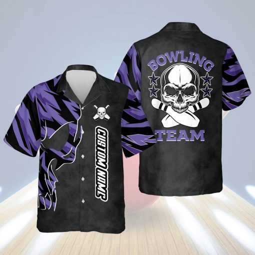 Custom Skull Hawaiian Bowling Shirts HB0021