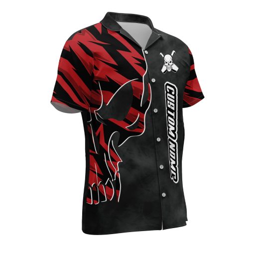 Custom Skull Hawaiian Bowling Shirts HB0021