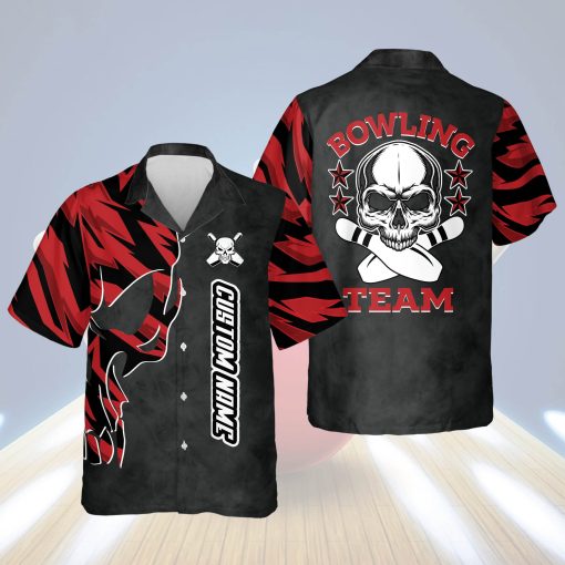 Custom Skull Hawaiian Bowling Shirts HB0021