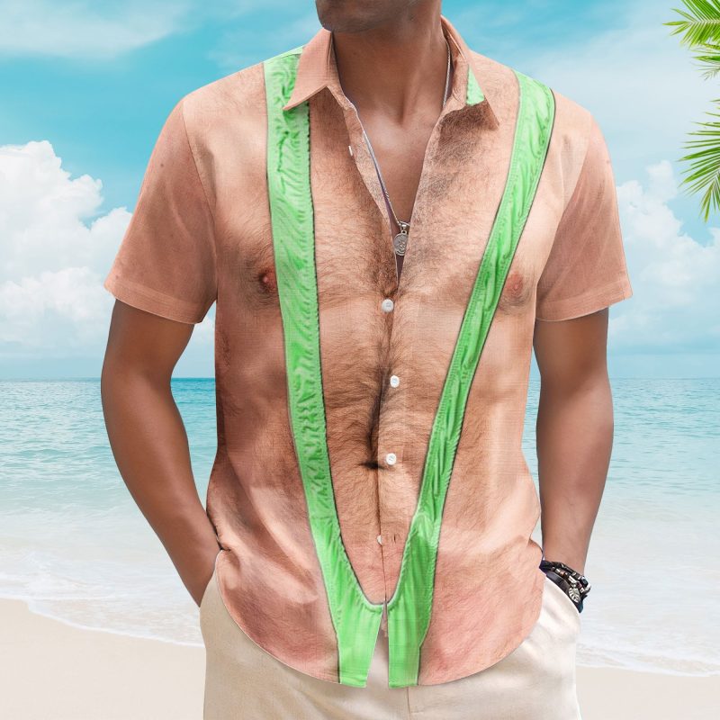 Men Sling Swimsuit Funny Ugly Hawaiian Shirt - Personalized Hawaiian Shirt HA0080