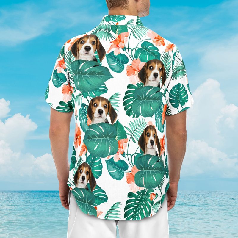 Funny Family Pet Face - Personalized Photo Hawaiian Shirt HA0016