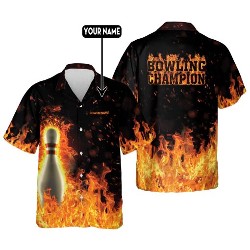 Flame hawaiian Shirts HB0008