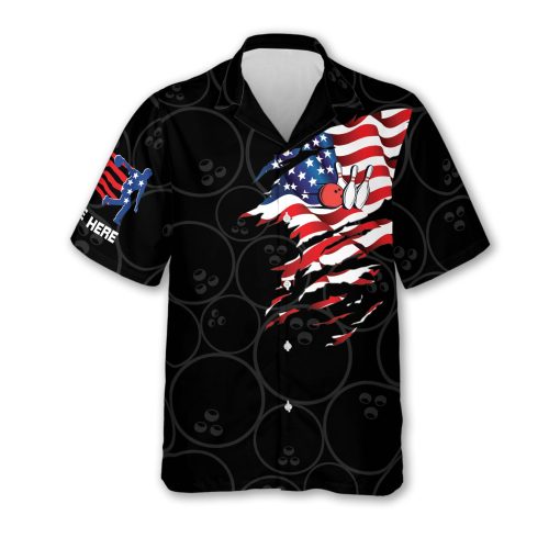 USA Flag Patriotic Hawaiian Shirt HB0026