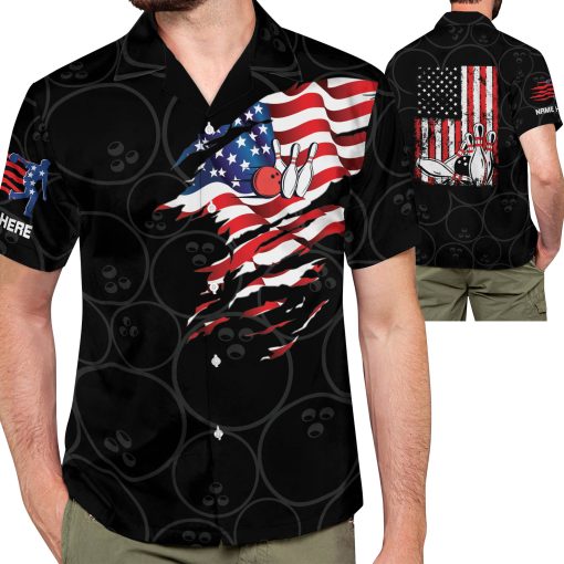 USA Flag Patriotic Hawaiian Shirt HB0026