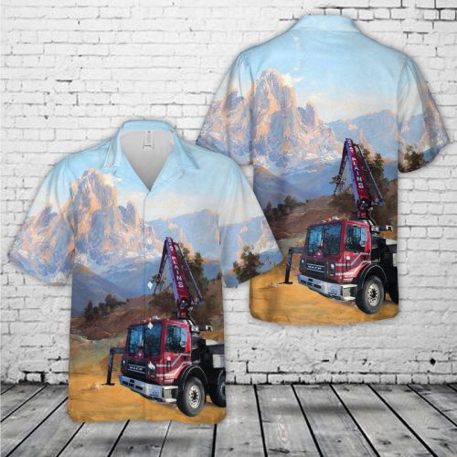 Concrete Pump Truck Hawaiian Shirt, Hawaiian Shirt for Men Dad HO5639