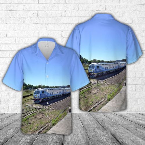 Trenes Argentinos CNR CKD8G locomotive Hawaiian Shirt, Hawaiian Shirt for Men Dad HO5652